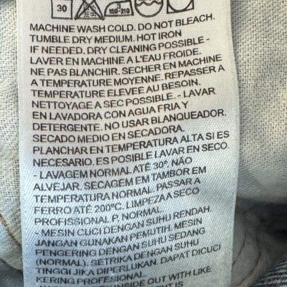 Levis 550 Jeans Mens 34x30 Blue Relaxed Tapered Fit Whiskered Distressed Denim - Picture 6 of 10